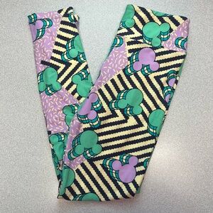 LuLaRoe Disney Mickey Mouse Leggings Women’s One Size